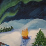Jul - Natale con aurora boreale - Christmas with nordic light