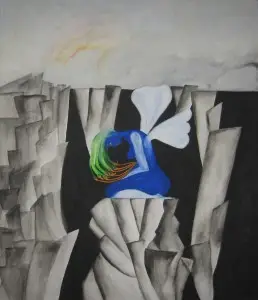 Avgrunden sedd från ovan - L'abisso visto dall'alto Cubismo Cubism Kubism