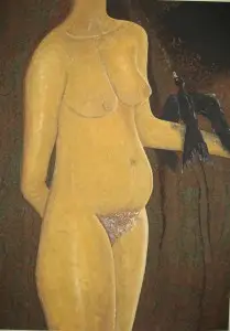 Den svarta fågeln och den nakna kvinnan